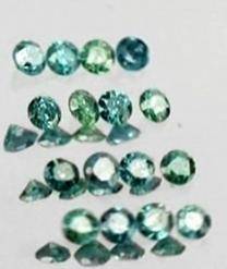 0.21CT/30PC ROUND NATURAL BLUE DIAMOND