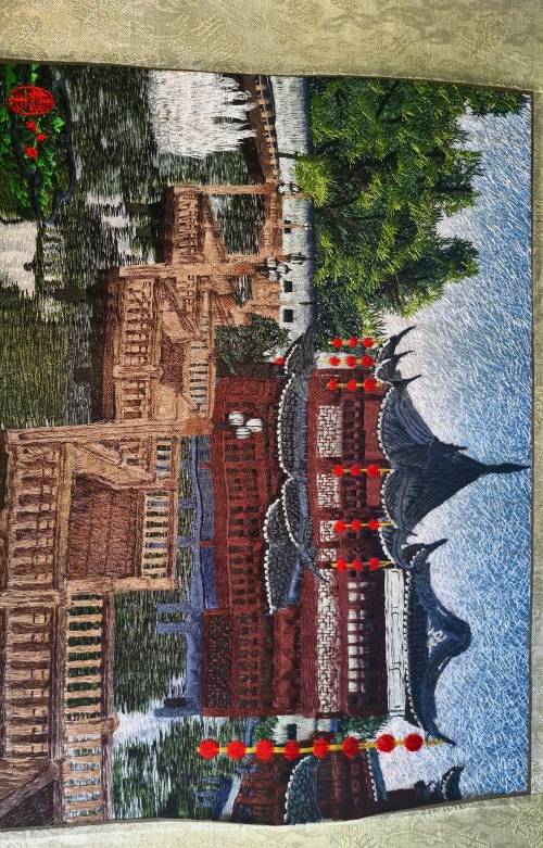 Chinese Handmade Silk Embroidery Art, Vintage Art, Silk Art, Su Xiu/Su Shiu, Needle Stitch Art