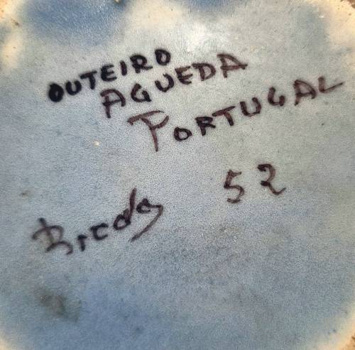 Amazing!!!  Signed  Hand Painted Table Lamp from Portugal