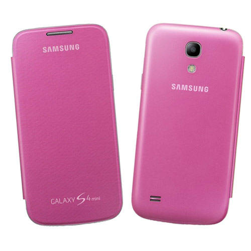 Flip case for Samsung Galaxy S4 mini  - Light Pink
