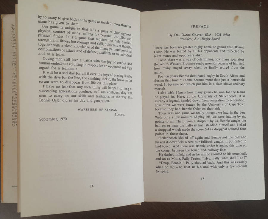The Bennie Osler Story