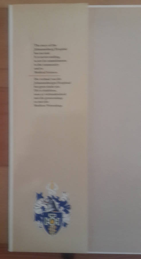 Johannesburg Hospital Hospitaal 1890 - 1990