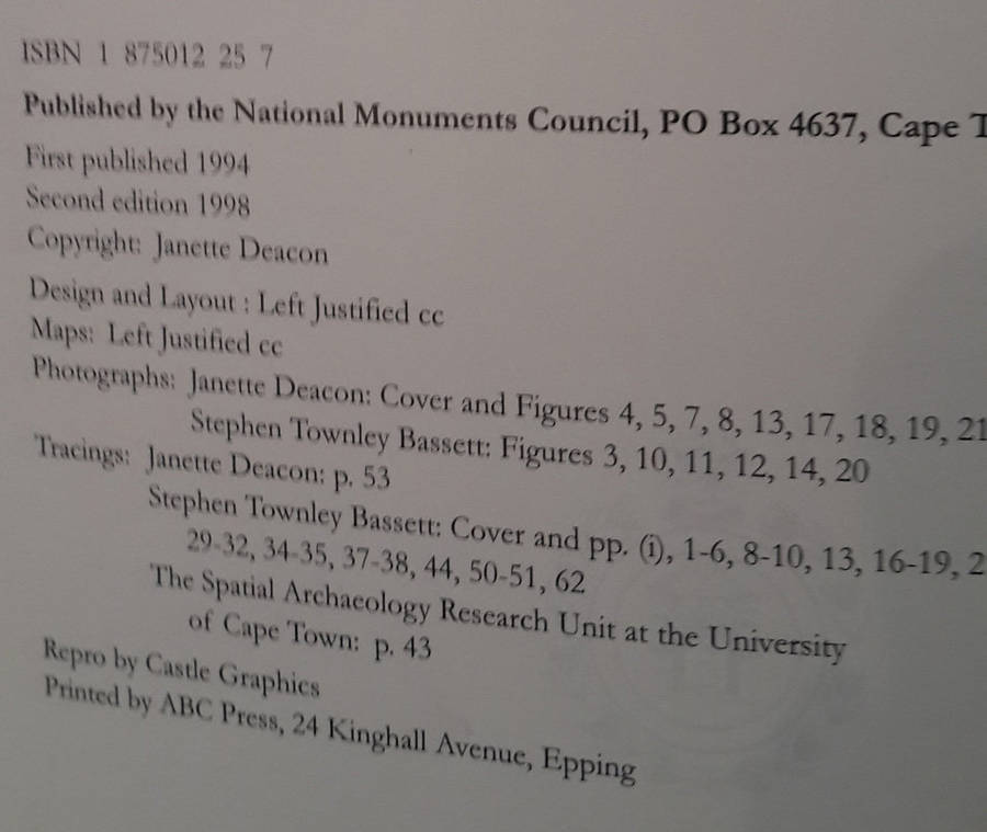 Some views on rock paintings in the Cederberg (Janette Deacon)