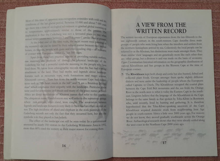 Some views on rock paintings in the Cederberg (Janette Deacon)