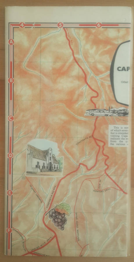 VINTAGE MOBILGAS ROAD MAP - CAPE TOWN - GALVIN & SALES CAPE TOWN 3/60
