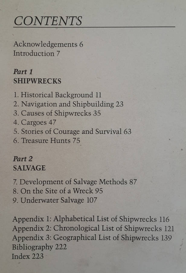 Shipwrecks & Salvage in South Africa: 1500 to the Present