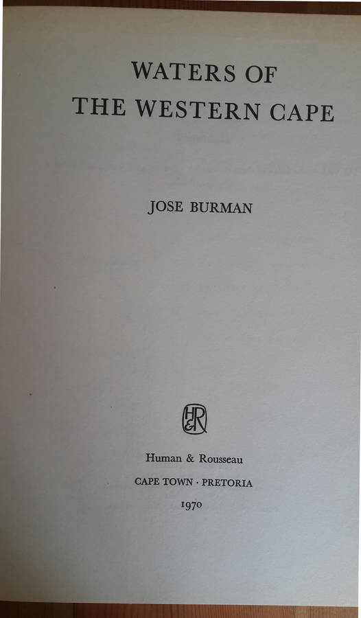 Waters of the Western Cape (Jose Burman)