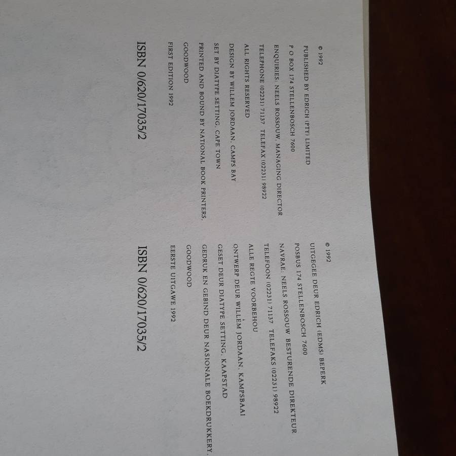 Reconciliation Versoening (Frans Claerhout)