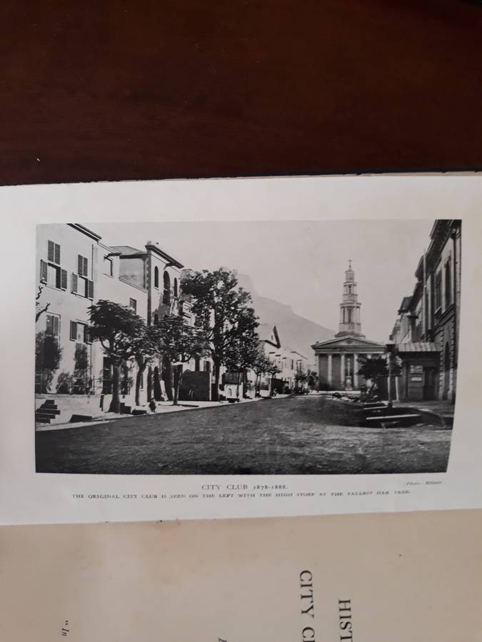 History of the City Club, Cape Town 1878 - 1938 (A.I. Little)