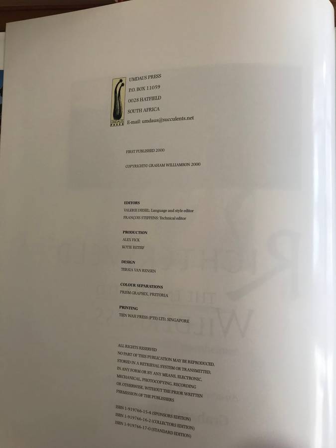 Richtersveld: The Enchanted Wilderness (Graham Williamson)