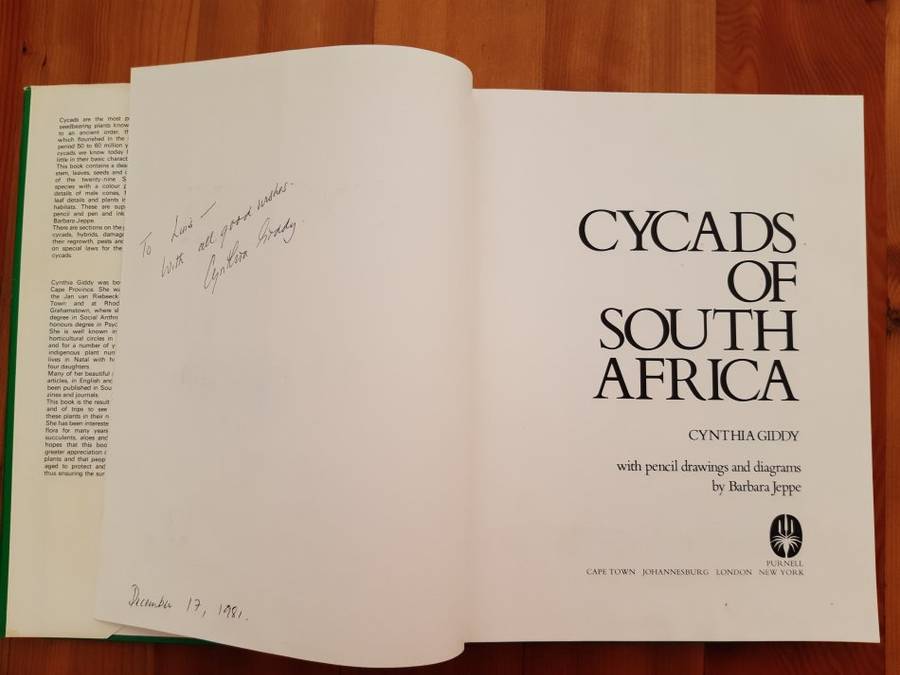 Cycads of South Africa - Cynthia Giddy