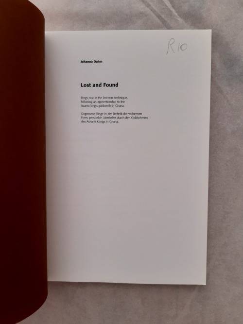 *HALF PRICE SALE!* Lost and Found. Rings cast in the lost-wax technique, following an apprenticeship