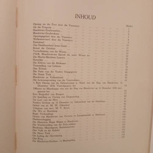 Bloedrivierse Eeufees-Gedenkboek - 16 Desember 1938