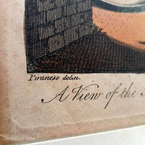 A View of the Seat of Belvedere in Vaticano near Rome. Vue de la Maison de Belvedere dans la Vatican