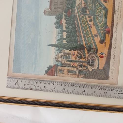 A View of the Seat of Belvedere in Vaticano near Rome. Vue de la Maison de Belvedere dans la Vatican