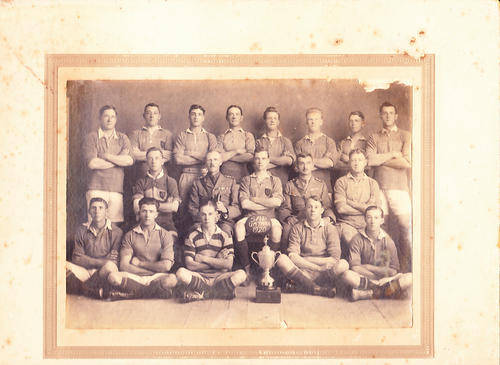 SAP (South African Police) photo of rugby team, dated 1920, Umtata