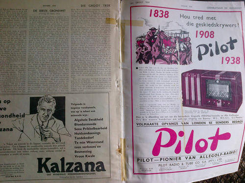 Die Groot Trek - Gedenkuitgawe van die Huisgenoot Des 1938
