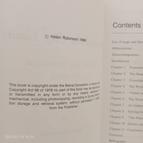 Beyond the City Limits: People and Property at Wynberg, 1795-1927 (Signed by the author)