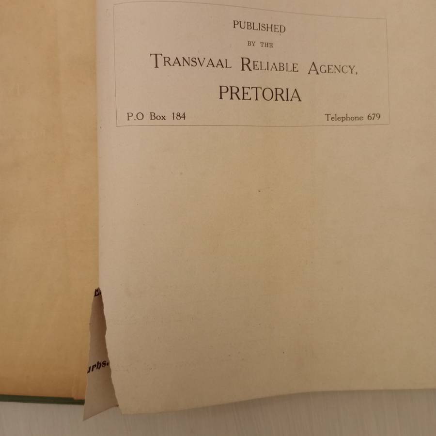 Lochhead`s Guide, Hand-Book and Directory of Pretoria 1913