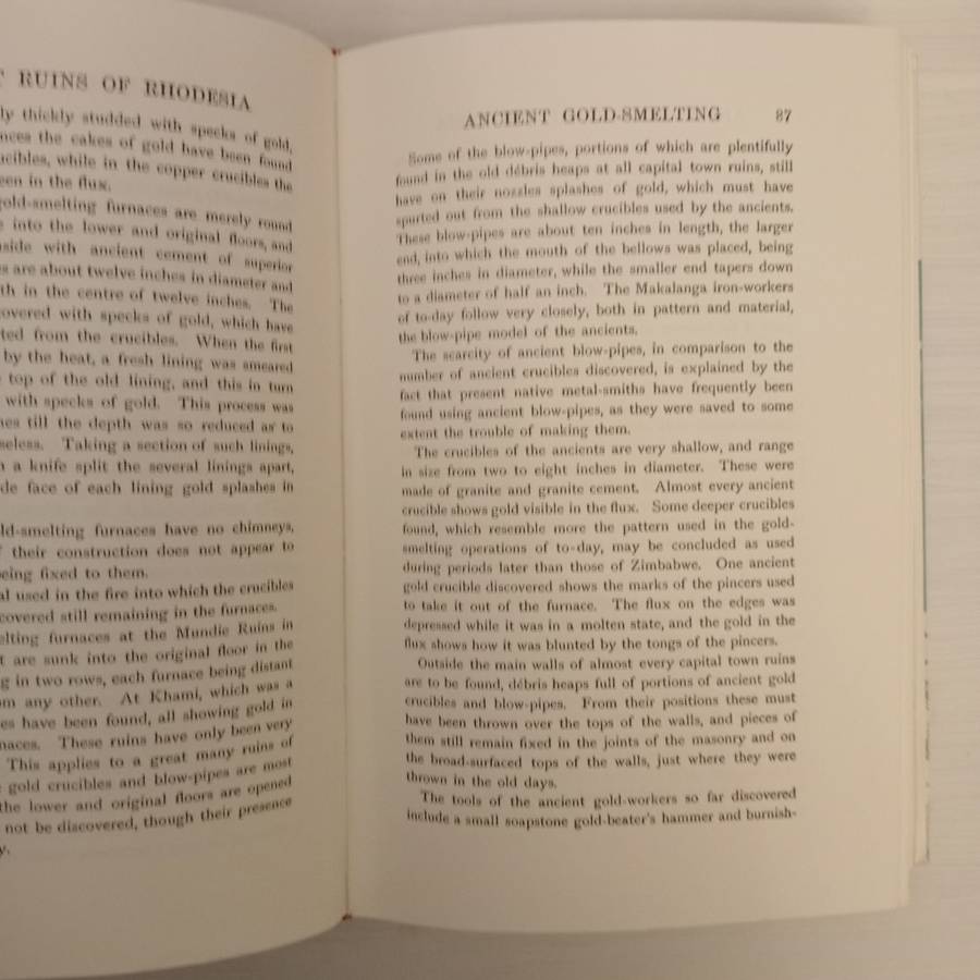 The Ancient Ruins of Rhodesia (Vol. 23) (Monomotapae Imperium)
