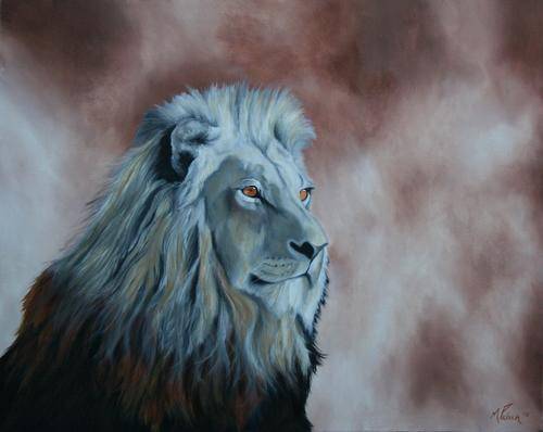 Investment Artwork - Original Mario Pelser - "Lion"  1000 x 800