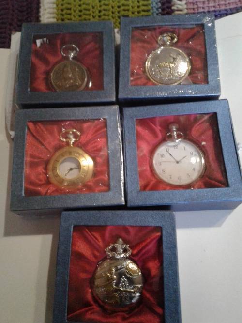 5 X CLASSIC POCKETWATCH  (TO CHOSE OR TAKE ALL )