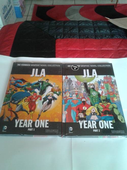 D.C. HARDCOVER COMICS JLA YEAR ONE,PART1 AND 2 (TO CHOSE OR TAKE BOTH )