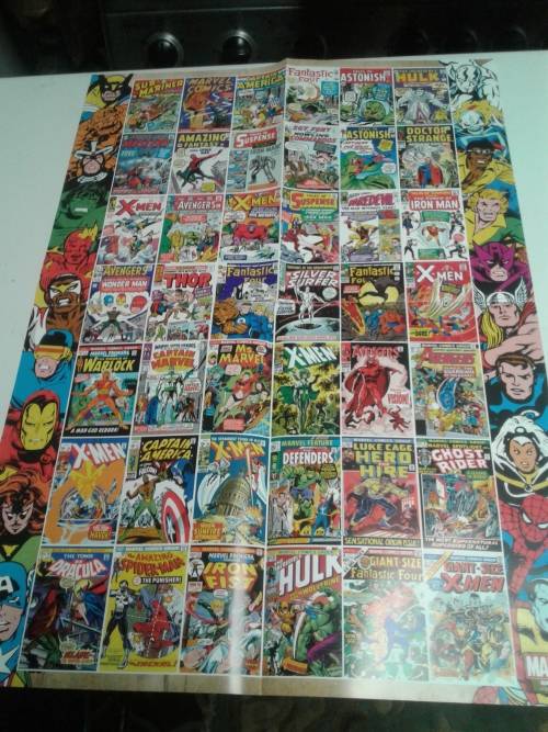 COLLECTORS MARVEL WALL  POSTER