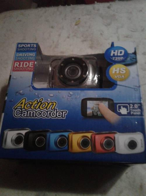 2,0 TOUCH PANEL-HD720P,VGA ACTION CAMCCORDER (COMPLETE )