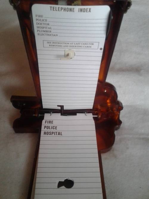 VINTAGE TELEPHONE DIARY(UNUSED)