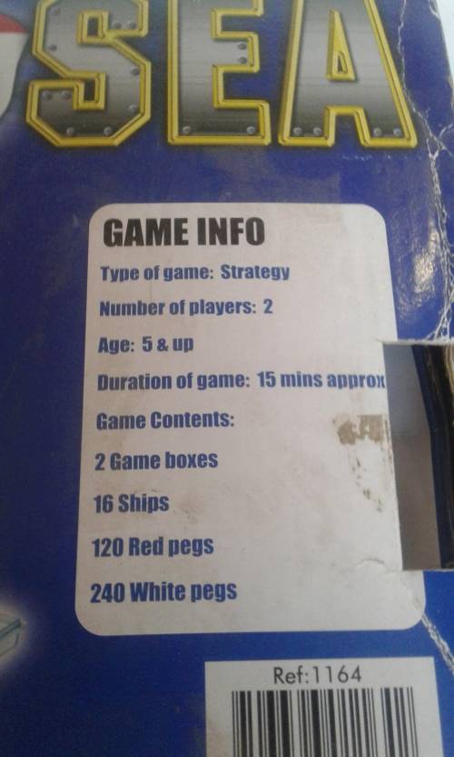 VINTAGE VICTORY AT SEA GAME (UNUSED)MADE IN LONDON