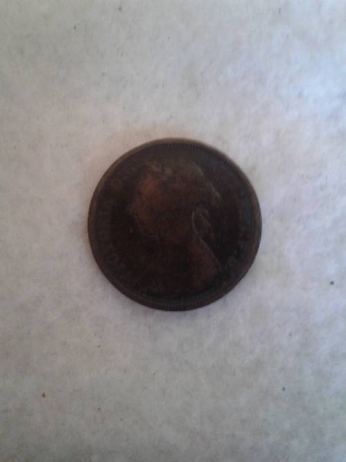 HALF PENNY VICTORIA D C COIN (1891)