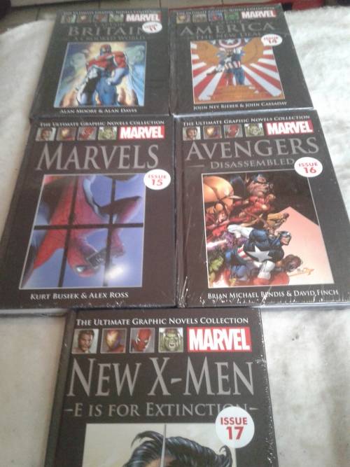 5 X MARVELS SUPER HEROES HARDCOVER COMICS(TO CHOOSE OR TAKE ALL )
