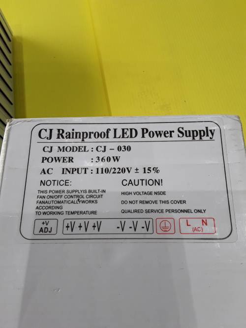 CJ RAINPROOF LED POWER SUPPLY