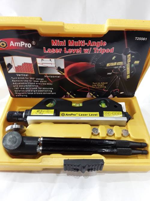 BRAND NEW MINI MULTI_ ANGLE LASER LEVEL WITH TRIPOD(360 DEGREES)