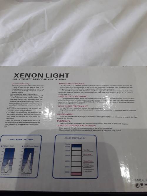HID XENON LIGHTS(H4)