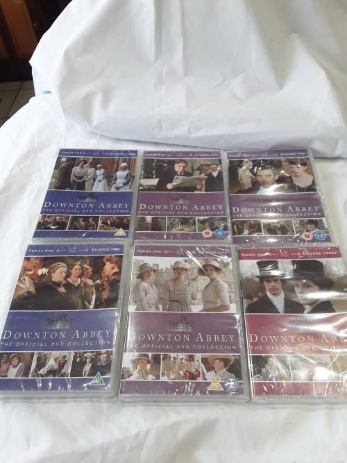 6 X ORIGINAL DOWNTOWN ABBEY DVD COLLECTION (ONE BID FOR ALL)