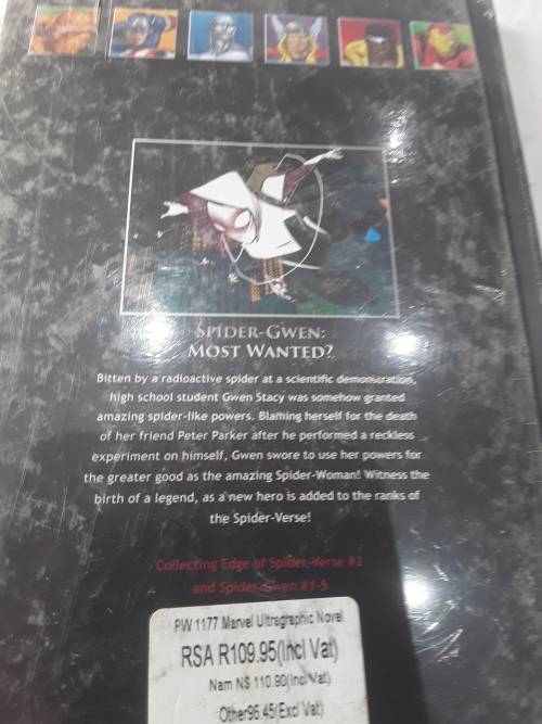 MARVEL HARDCOVER COMIC SPIDER-GWEN(MOST WANTED?)