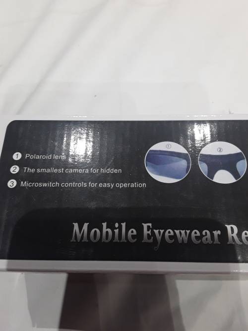 MOBILE EYEWEAR RECORDER(SPY SUNGLASSES)POLAROID LENS)