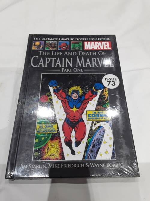 MARVEL HARDCOVER COMIC (THE LIFE AND DEATH OF CAPTAIN MARVEL)