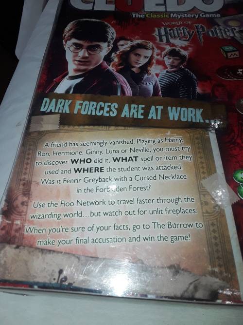 CLUEDO THE CLASSIC MYSTERY GAME(WORLD OF HARRY POTTER)