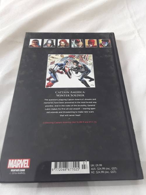 MARVEL HARDCOVER COMIC (CAPTAIN AMERICA)WINTER SOLDIER