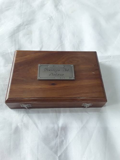 WOODEN COIN BOX FOR PRESTIGE SET(TAKES 4 COINS)MINT CONDITION