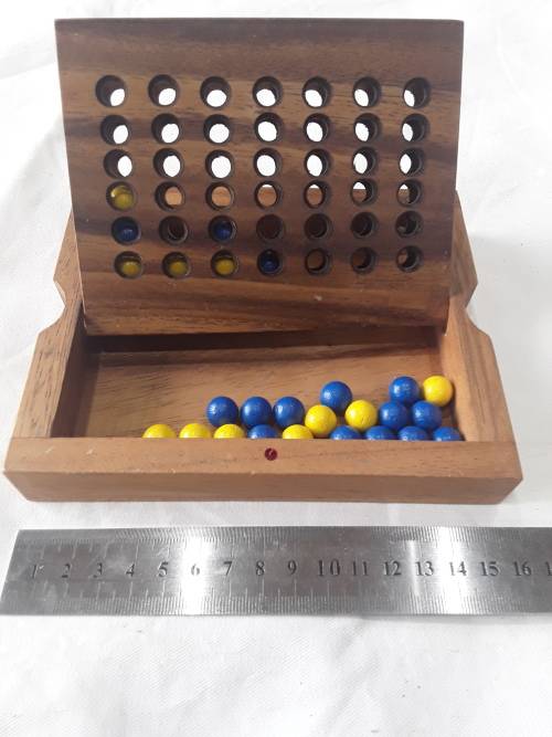 SOLID WOOD BEADED GAME