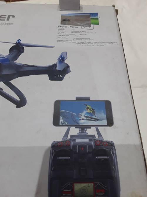 REMOTE CONTROLLED GPS FOLLOWER WIFI QUADCOPTER