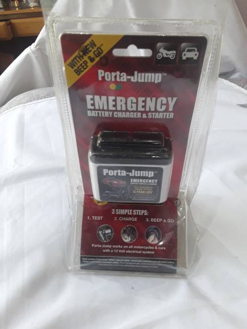 EMERGENCY PORTA JUMP(BATTERY CHARGER&STARTER)