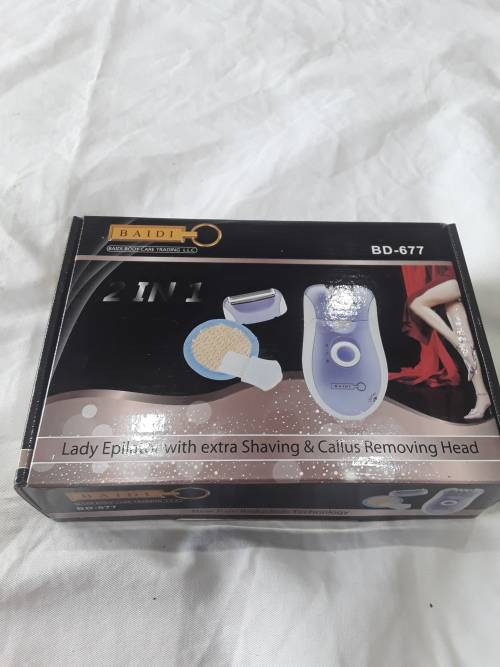 2 IN ONE LADY EPILATOR AND SHAVER