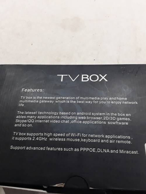 REMOTE CONTROLLED TV BOX
