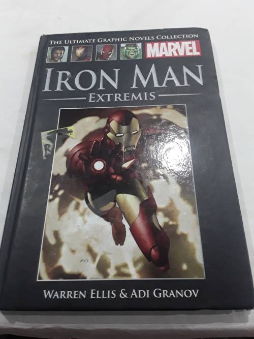MARVEL SUPERHEROES HARDCOVER COMIC (IRON MAN)EXTREMIS