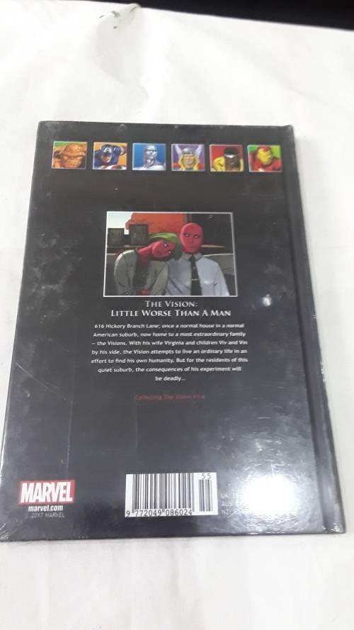 MARVEL SUPERHEROES HARDCOVER COMIC (THE VISION (LITTLE WORSE THAN A MAN